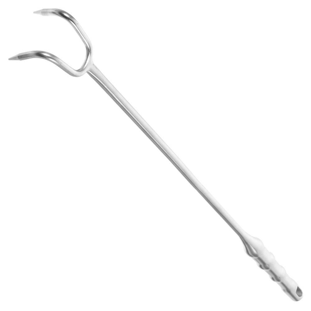 Kichvoe Stainless Steel Meat Hook Reusable Food Flipper for Bbq Picnic and Kitchen Lightweight Portable Non-deforming Meat Hanger for Easy Grilling and Cooking