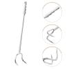 Kichvoe Stainless Steel Meat Hook Reusable Food Flipper for Bbq Picnic and Kitchen Lightweight Portable Non-deforming Meat Hanger for Easy Grilling and Cooking view 3