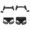 Fldy Men's Jockstrap Wrestling Singlet Buckle Pouch Leotard Underwear Harness Bodysuit Jumpsuits Black C Medium view 2