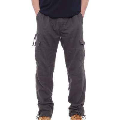 Mens Outdoor Cargo Pants Relaxed Fit Casual Athletic Sports Pants Jogger Sweatpants Multi Pockets Lightweight Tactical Pants Cotton Outdoor Military Combat Cargo Trousers