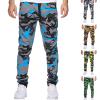 Mens Outdoor Camo Cargo Pants Relaxed Fit Lightweight Tactical Pants Casual Work Ripstop Cargo Military Combat Trouser view 3