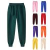 XUETON Mens Casual Jogger Pants Drawstring Elastic Waist Workout Athletic Baggy Sweatpants Outdoor Jogging Training Running Sports Cuffed Ankle Sweats Pants Trousers Orange view 2