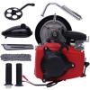 Cbhfmljd 49CC 4-Stroke Gas Cycle Bike Engine Kit, Petrol Motorized Bicycle Chain/Belt Drive Scooter Engine Motor Full Set with Belt Gear for 26 Bike, Mountain Bikes, Road Bikes view 1