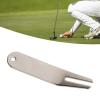 Glomora Premium Golf Green Divot Tool, Curved Metal Golf Divot Fork Versatile Spit Golf Accessories for Golf Courses and Clubs - Perfect for Men and Women Golfers view 3