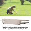 Glomora Premium Golf Green Divot Tool, Curved Metal Golf Divot Fork Versatile Spit Golf Accessories for Golf Courses and Clubs - Perfect for Men and Women Golfers view 4
