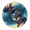 Roaring Dragon Sun Hat for Adults, Beautiful Double-Sided Printing, Unisex Summer Travelling Beach Hat. Black view 3