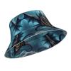 Flying Dragon Sun Hat for Adults, Beautiful Double-Sided Printing, Unisex Summer Travelling Beach Hat. Black view 2