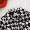 Toddler Boys Girls Shirt Coat Jacket Plaid Long Sleeve Kids Turn Down Collar Button Tops Toddler Boy Winter Jacket (Black, 12-18 Months) view 2