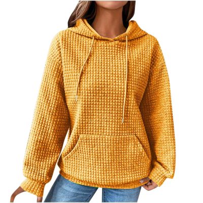 Basysin Oversized Sweatshirt for Women Fall Hoodies Dandelion Daisy Printed Hooded Sweatshirt Casual Pullover with Pockets 04-Yellow