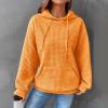 Basysin Oversized Sweatshirt for Women Fall Hoodies Dandelion Daisy Printed Hooded Sweatshirt Casual Pullover with Pockets 04-Yellow view 2