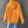 Basysin Oversized Sweatshirt for Women Fall Hoodies Dandelion Daisy Printed Hooded Sweatshirt Casual Pullover with Pockets 04-Yellow view 3