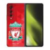Head Case Designs Officially Licensed Liverpool Football Club Crest Red Geometric Art Vinyl Sticker Skin Decal Cover Compatible with Samsung Galaxy Z Fold4 view 1