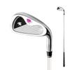 Golf Iron No.7 Men's and Women's Golf Practice Irons, Beginner Golf Club Steel/Carbon Body Single Club (Steel+Round,for Women) view 1