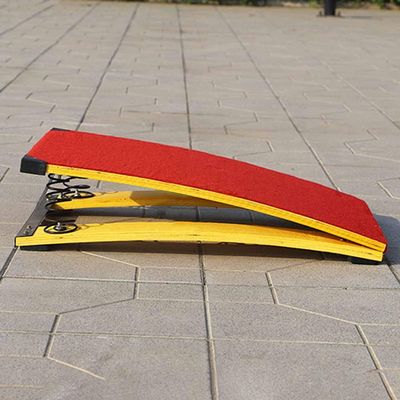 CIRCIR Junior Gymnastics Springboard, Kids Vault Springboard with 2 Spring & Padded Carpet, Indoor Outdoor Home Floor Sport Equipment for Vaulting Training