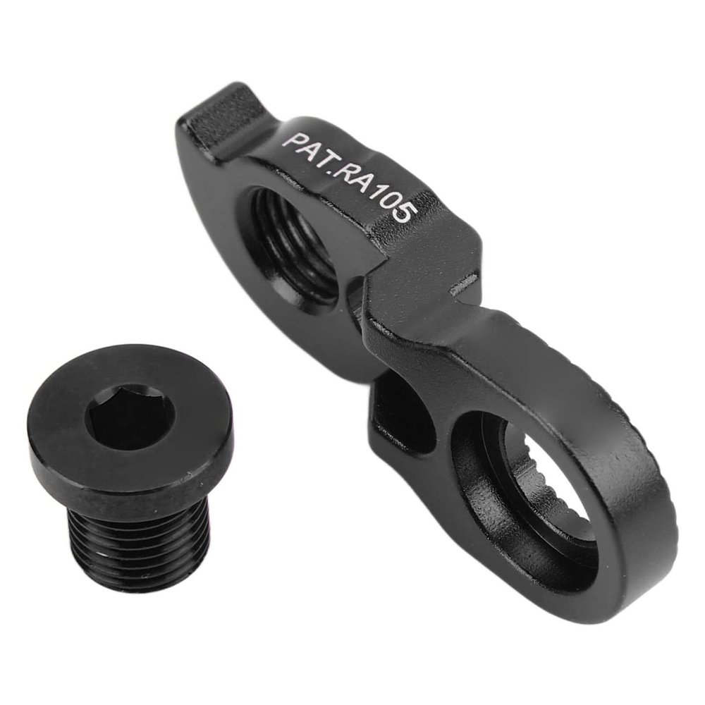 Glomora Enhance Your Bike's Performance with an Aluminum Rear Derailleur Hanger (Black)