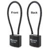 Cable Gun Locks with Keys Simple Operation 8.5" Compatible with Pistols, Handguns, Rifles, and Shotguns, Home and Storage for Firearm Locking and Safety 1PC view 3
