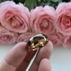 8 mm Men Rose Gold Bands Tungsten Carbide Ring Nature Dark Red Wood Inlay Comfort Fit Wedding Rings view 4