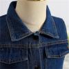 Ikevan Kids Toddler Casual Outfits Baby Girls Spring Summer Solid Sleeveless Jeans Princess Dress for 5 to 10 Years Girls (Z-Blue, 5-6 Years) view 4