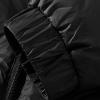 JEsilunmaMY Men's Stand Collar Crop Padded Jacket Full Zip Warm Thicken Winter Down Coat Solid Color Puffer Coat with Pocket (Black,X-Large) view 4