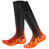Heated Socks for Men Women, 3.7V 4000mAh Rechargeable Heated Socks with 3 Heating Level Electric Socks Washable Heated Ski Socks for Outdoor Hiking, Fishing, Skiing, Cycling and Camping view 1