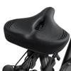 Oversized Bike Seat for Peloton Bike & Bike+, Comfort Seat Cushion Compatible with Peloton, Road or Exercise Bikes, Bicycle Wide Saddle Replacement for Men and Women, Black view 1