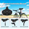 Oversized Bike Seat for Peloton Bike & Bike+, Comfort Seat Cushion Compatible with Peloton, Road or Exercise Bikes, Bicycle Wide Saddle Replacement for Men and Women, Black view 4