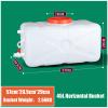 DJYTUSB Camping 45 Liters White Water TankPlastic BucketFood-Grade Rectangular Thickened Water Tower with Faucet for Household Water Storage view 2