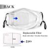 Keep Abortion Safe and Legal Face Mask Adult Reusable Dust Masks Outdoor Black view 3