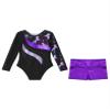 Hedmy Gymnastics Leotards for Girl Sparkly Dancewear Activewear Big Girls' Classic Long Sleeve Leotard Unitard Night Pegasus 14 Years view 4