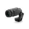 3X Magnifier Scope with Riser Scope Mount 30mm Ring QD Mount 2.26" Optical Centerline Height Combo 2PCS view 2