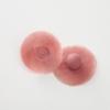 FEESHOW Silicone False Nipples Reusable Prosthetic Simulation Breast Enhancement Nipple Cover for Breast Forms Party Type H Pink X-Large view 3
