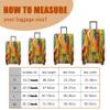 Morbuy Luggage Cover for Suitcase, Travel Suitcase Cover Protector Fit 18-32 Inch Luggage, Washable Baggage Covers with Zipper for Women Men Business Vacation (Burgundy red,M) view 2