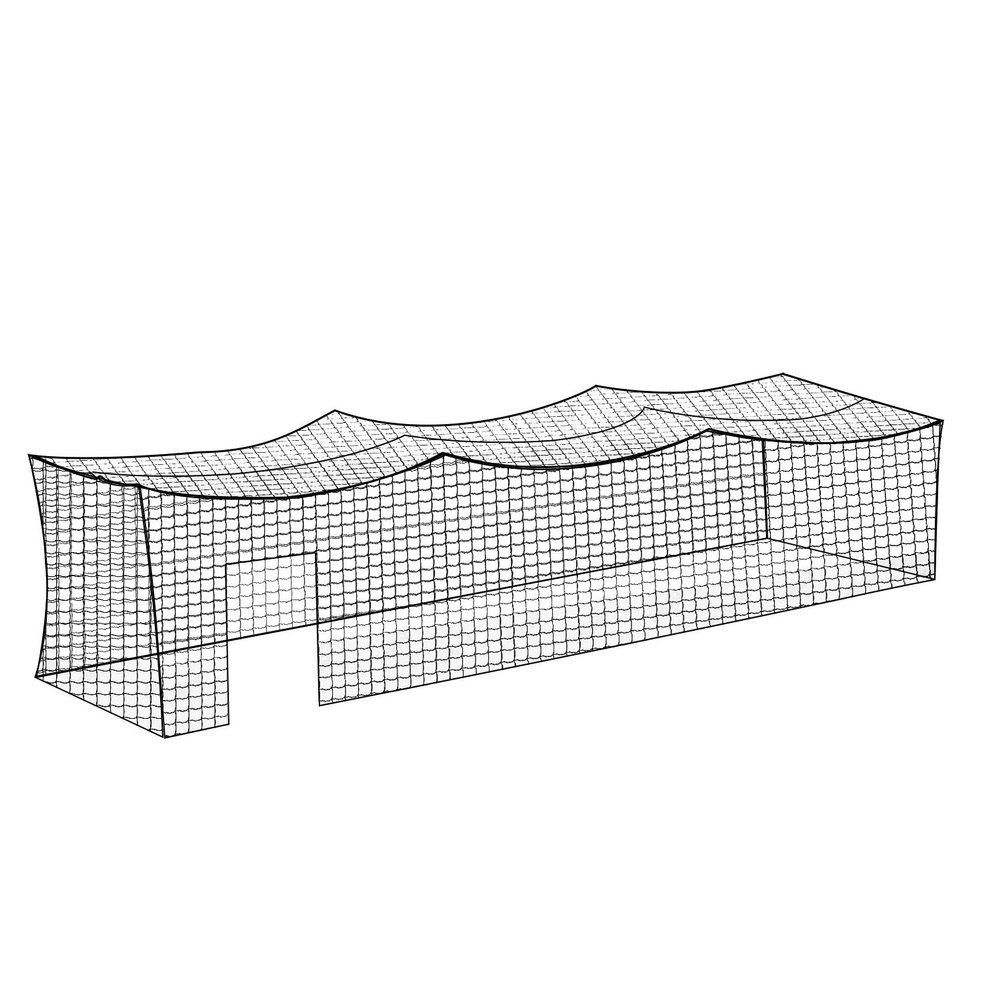 Aoneky 12x14x70ft Baseball Softball Batting Cage Netting, Durable Nylon Practice Training Net for Backyard Garage Use (Net Only, Frame Not Included)