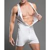 Men'S Cotton Tank Top One Piece Wrestling Singlet Bodysuit Leotard Underwear Athletic Stretchy Boxer Briefs Underwear (White-5PC,XXL) view 3