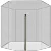 LXUKYG Replacement Trampoline Safety Net Enclosure Surround Netting for Trampoline Trampoline Accessoire for Round Trampoline Accessories (Size : 13FT) view 1