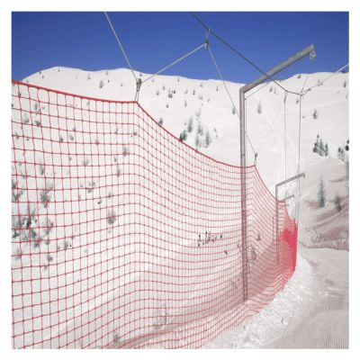 LVLDAWA Sports Barrier Net, High Impact Soccer Practice Protection Screen Safety Backstop Barricade for Baseball Soccer, Quick Installation (Color : Red, Size : 1.5X45m-(8cm))