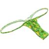 OROCOJUCO Men Posing Thong G-string Underwear Narrow Pouch T-back Minimal Coverage Tangas Bikini Swimwear Mint Leaf XL view 2