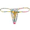 OROCOJUCO Men Posing Thong G-string Underwear Narrow Pouch T-back Minimal Coverage Tangas Bikini Swimwear Yellow Spot M view 3