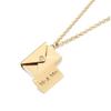 Wexibauyl Custom Envelope Necklace Personalized Envelope Locket Necklace with Photo Message Engraved Envelope Pendant with Picture inside Love Letter Necklace for Women Men Couples Best Friends view 4