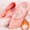 Children Solid BowKnot Shoes Dance Shoes Warm Dance Ballet Performance Indoor Shoes Yoga (z-PK1, 13.5 Little Child) view 2