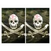 Cornhole Board Wraps Pirate Flag Cornhole Skins for Boards,3ft x 2ft Skin Decal Vinyl Wrap for Cornhole Game Board Bag Toss (2xpcs.) view 2