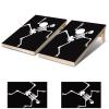 Cornhole Board Wraps Dancing Skeleton Cornhole Skins for Boards,3ft x 2ft Skin Decal Vinyl Wrap for Cornhole Game Board Bag Toss (2xpcs.) view 3