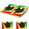 Cornhole Board Wraps Reggae Style Lion Cornhole Skins for Boards,3ft x 2ft Skin Decal Vinyl Wrap for Cornhole Game Board Bag Toss (2xpcs.) view 3