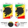 Cornhole Board Wraps Reggae Style Lion Cornhole Skins for Boards,3ft x 2ft Skin Decal Vinyl Wrap for Cornhole Game Board Bag Toss (2xpcs.) view 4