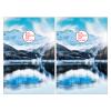 Cornhole Board Wraps Mountains Cornhole Skins for Boards,3ft x 2ft Skin Decal Vinyl Wrap for Cornhole Game Board Bag Toss (2xpcs.) view 2