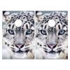 Cornhole Board Wraps Snow Leopard Cornhole Skins for Boards,3ft x 2ft Skin Decal Vinyl Wrap for Cornhole Game Board Bag Toss (2xpcs.) view 1