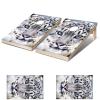 Cornhole Board Wraps Snow Leopard Cornhole Skins for Boards,3ft x 2ft Skin Decal Vinyl Wrap for Cornhole Game Board Bag Toss (2xpcs.) view 3