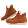 Ladmiple Winter Boots For Women Fashion Wide Calf Women's Winter Snow Boots Classic Faux Fur Lined Slip On Ankle Boots Fashion Casual Warm Outdoor Comfortable Walking Shoes view 1
