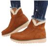 Ladmiple Winter Boots For Women Fashion Wide Calf Women's Winter Snow Boots Classic Faux Fur Lined Slip On Ankle Boots Fashion Casual Warm Outdoor Comfortable Walking Shoes view 2