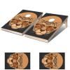 Cornhole Board Wraps Cheetah Eyeglasses Cornhole Skins for Boards,3ft x 2ft Skin Decal Vinyl Wrap for Cornhole Game Board Bag Toss (2xpcs.) view 3